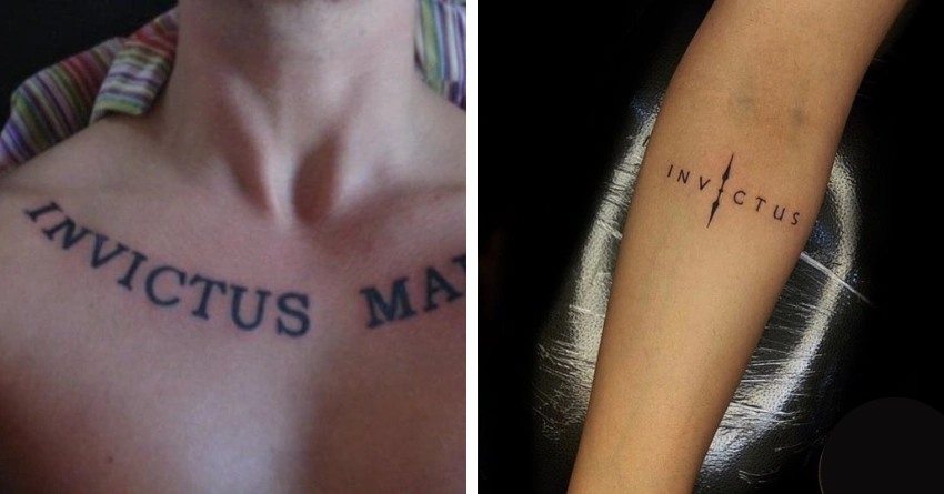 Invictus Tattoo Meaning A Symbol Of Strength Courage